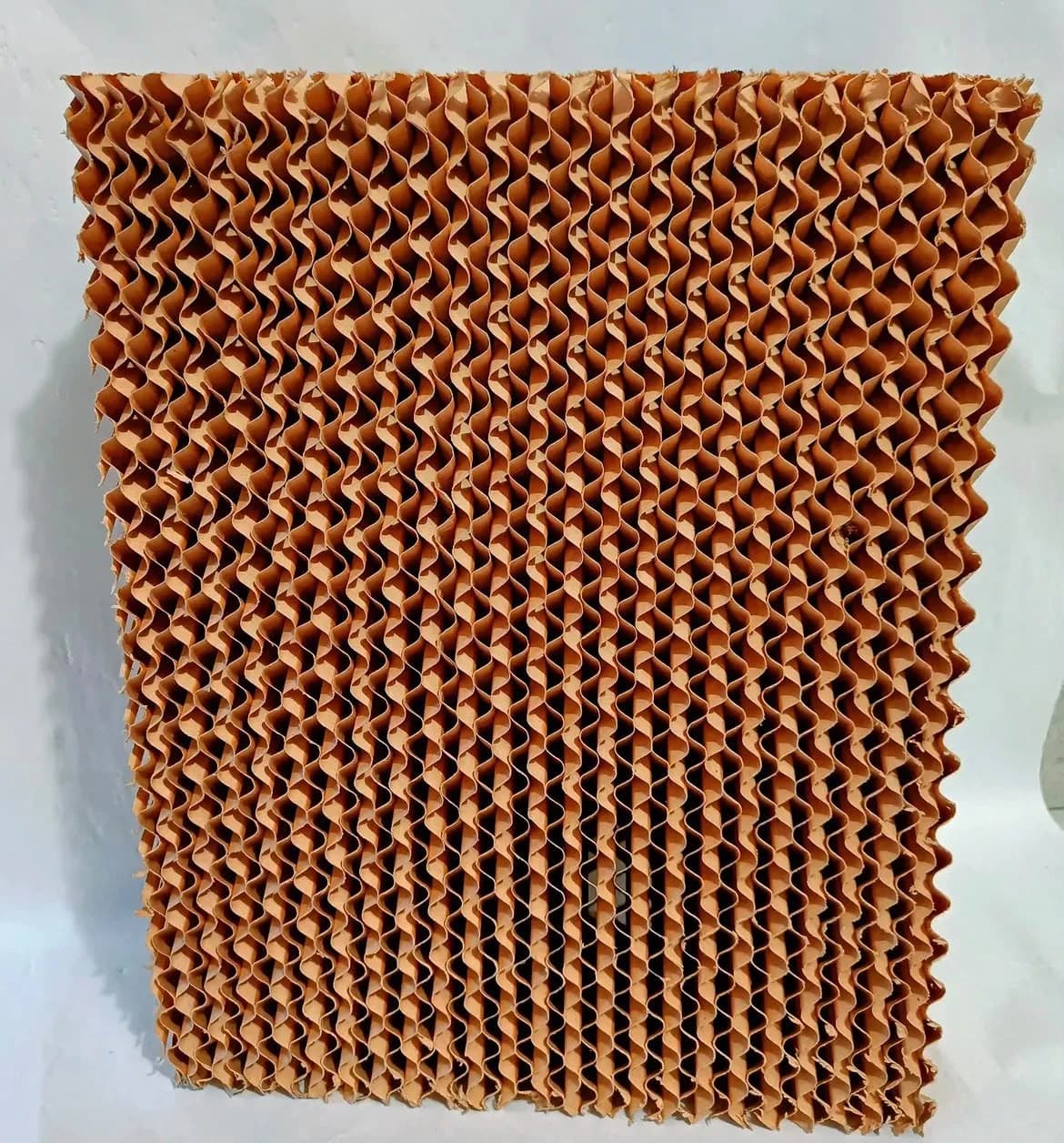 Brown honeycomb cooling pad profile